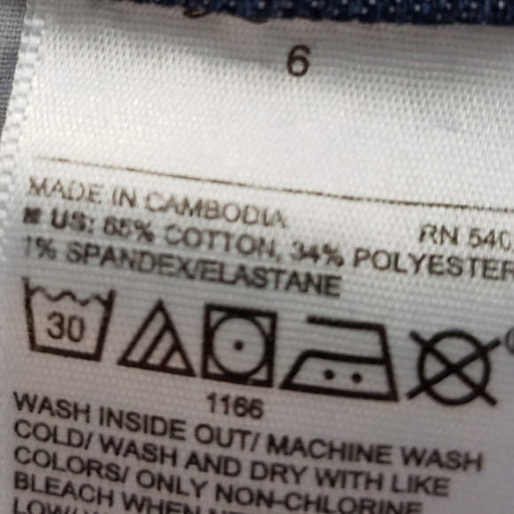 Old Navy Button Fly Ankle Flare Jeans Medium Blue Casual Womens Summer Trendy - Picture 10 of 13